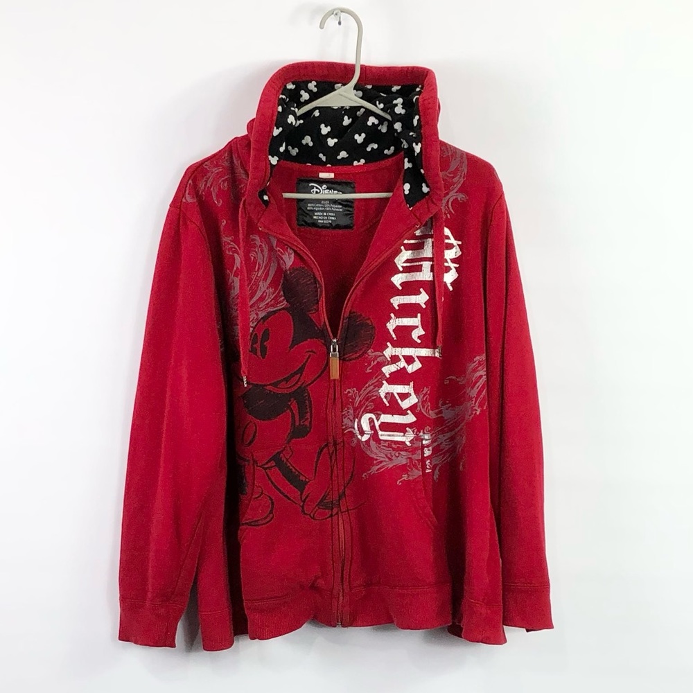 Disney Mickey Mouse graphic full zip hooded jacket